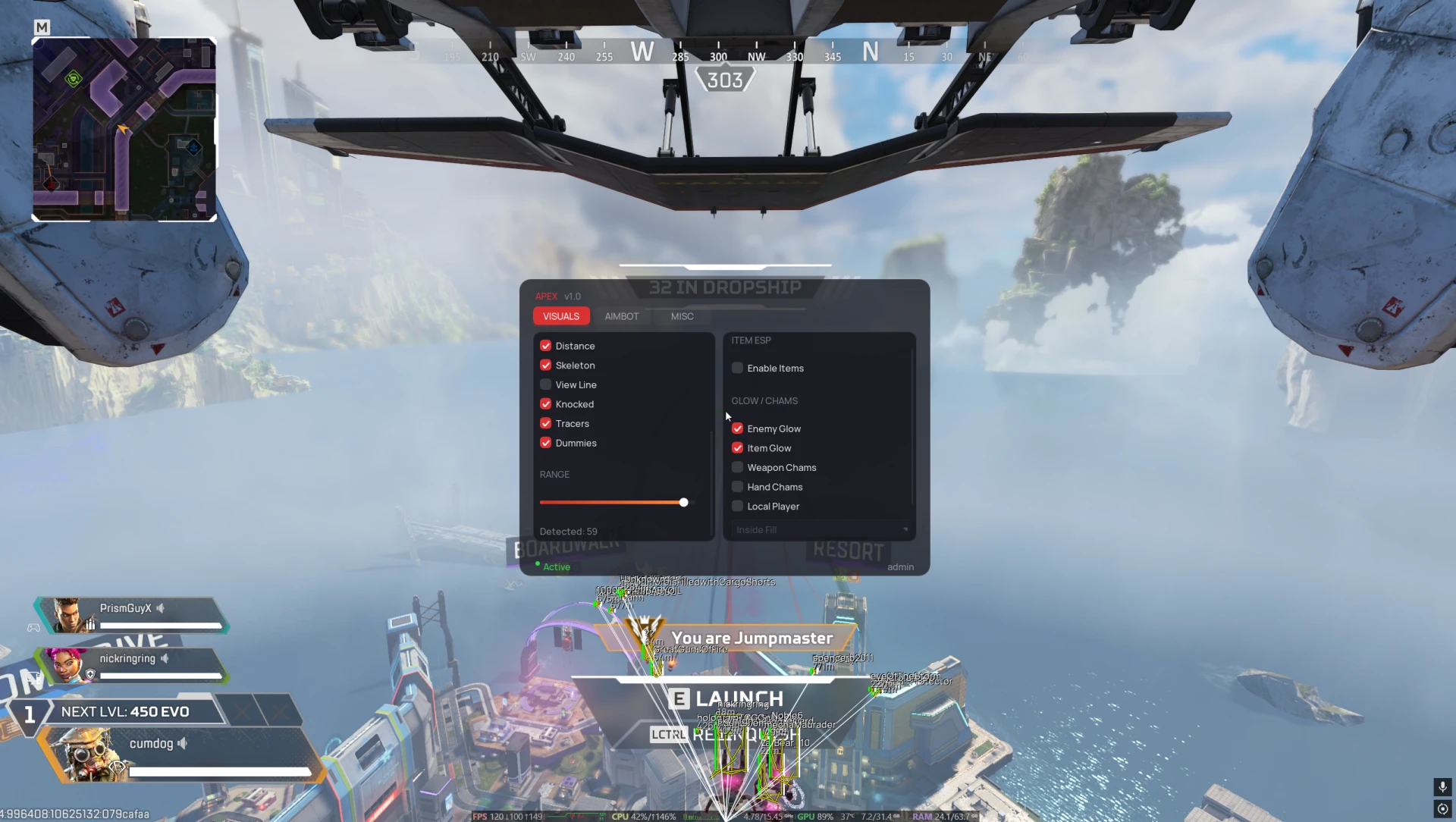 Apexware Apex Legends (External) - CRAW/WARE - Premium Game Assistance